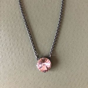 Sabika Gold Thread One-Stone Necklace - 2013